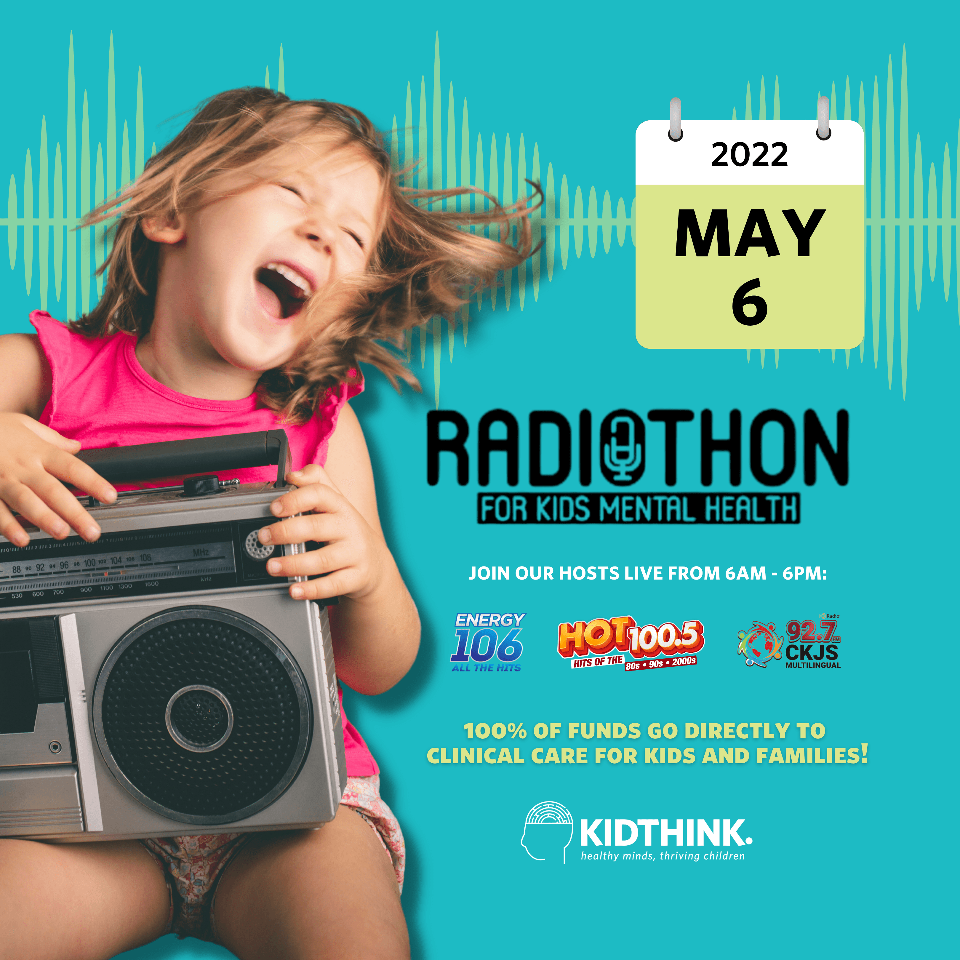 May 6th Radio-thon Logo